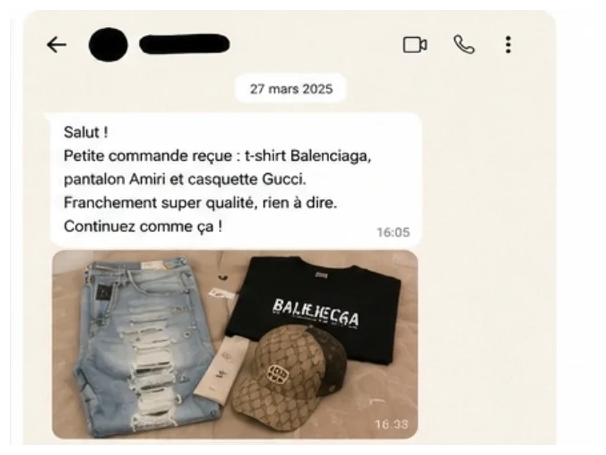 Aperçu d'un retour client 3