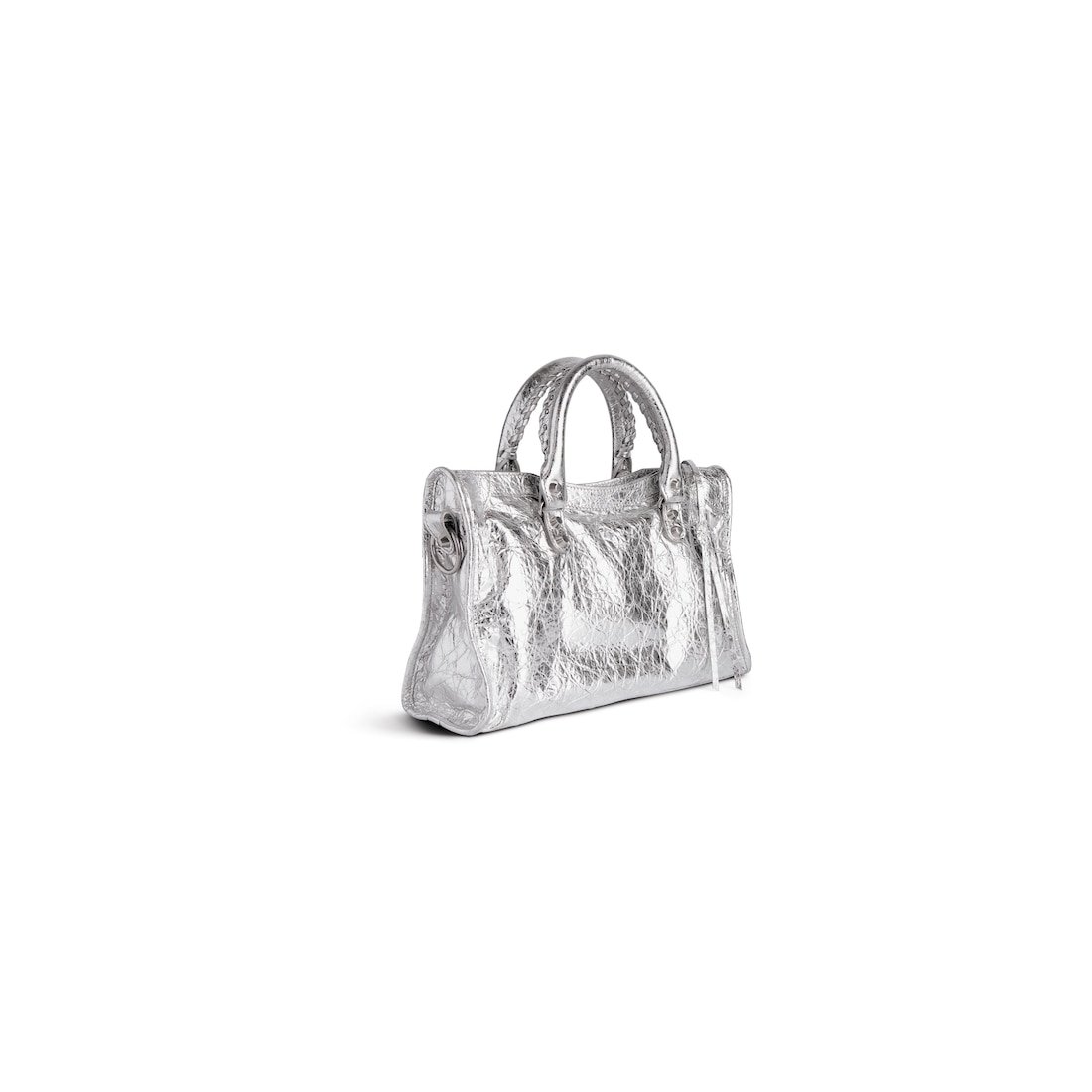 sac le city petit pour femme en argent