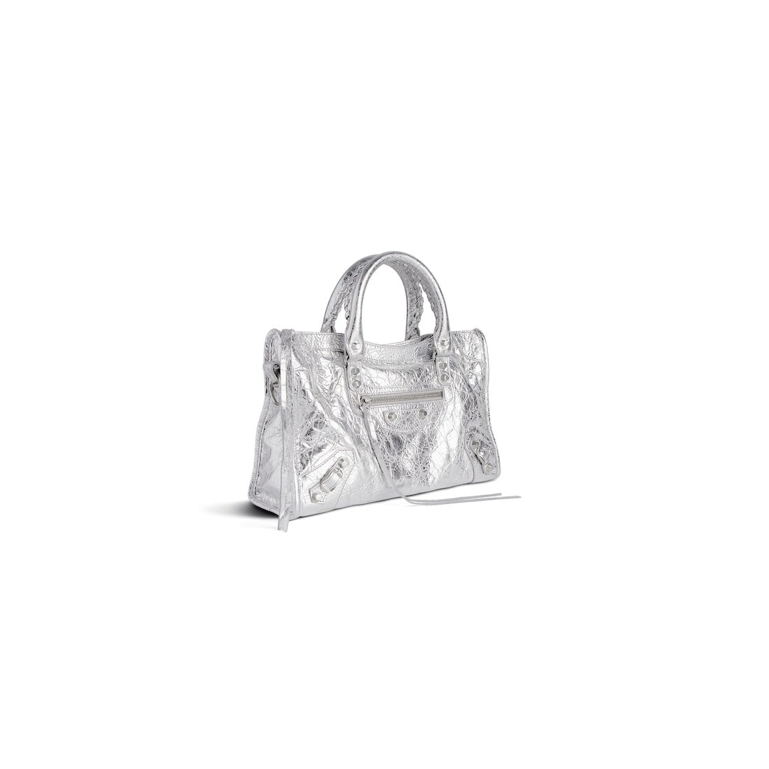 sac le city petit pour femme en argent