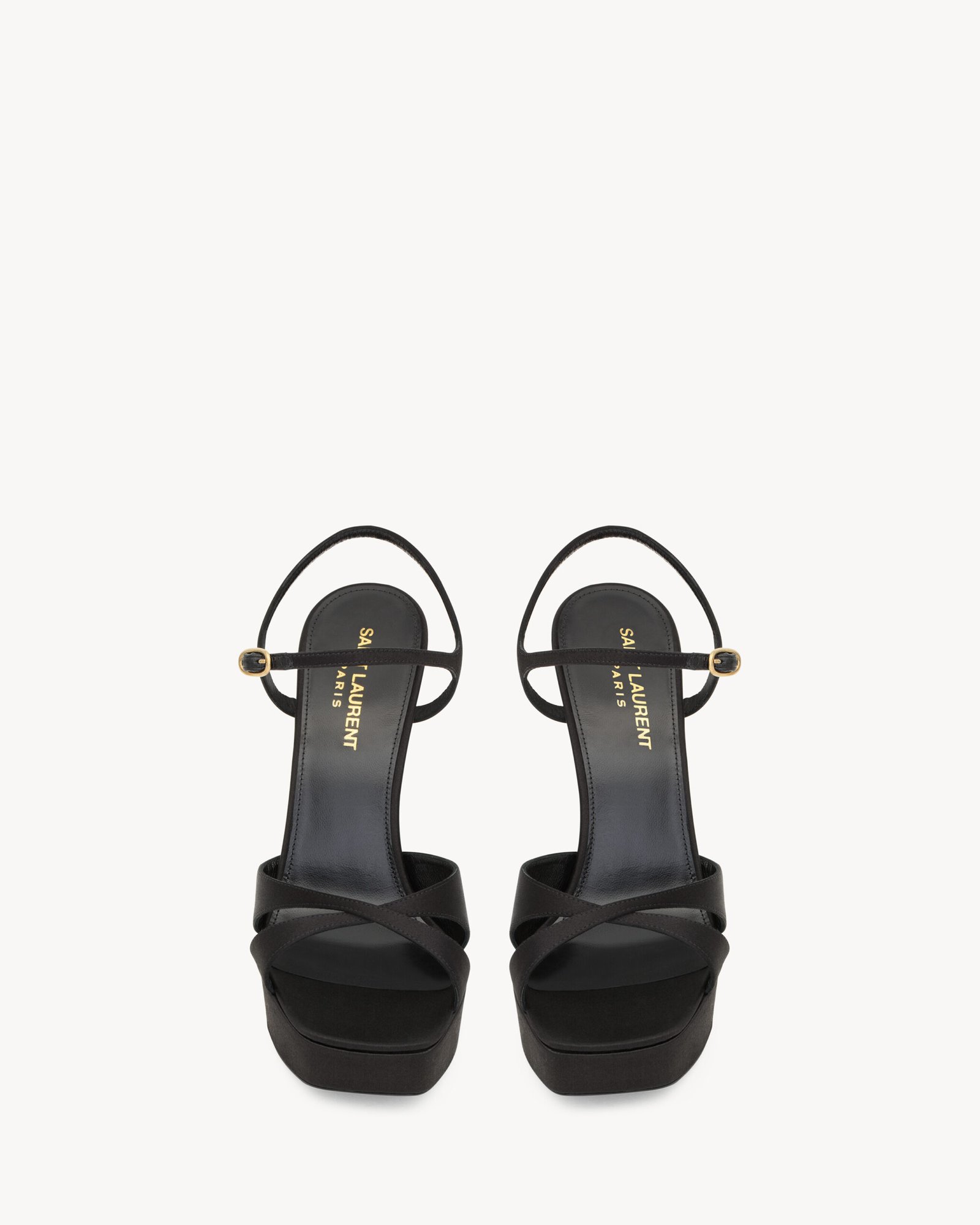 debbie sandales à plateforme en crêpe satin