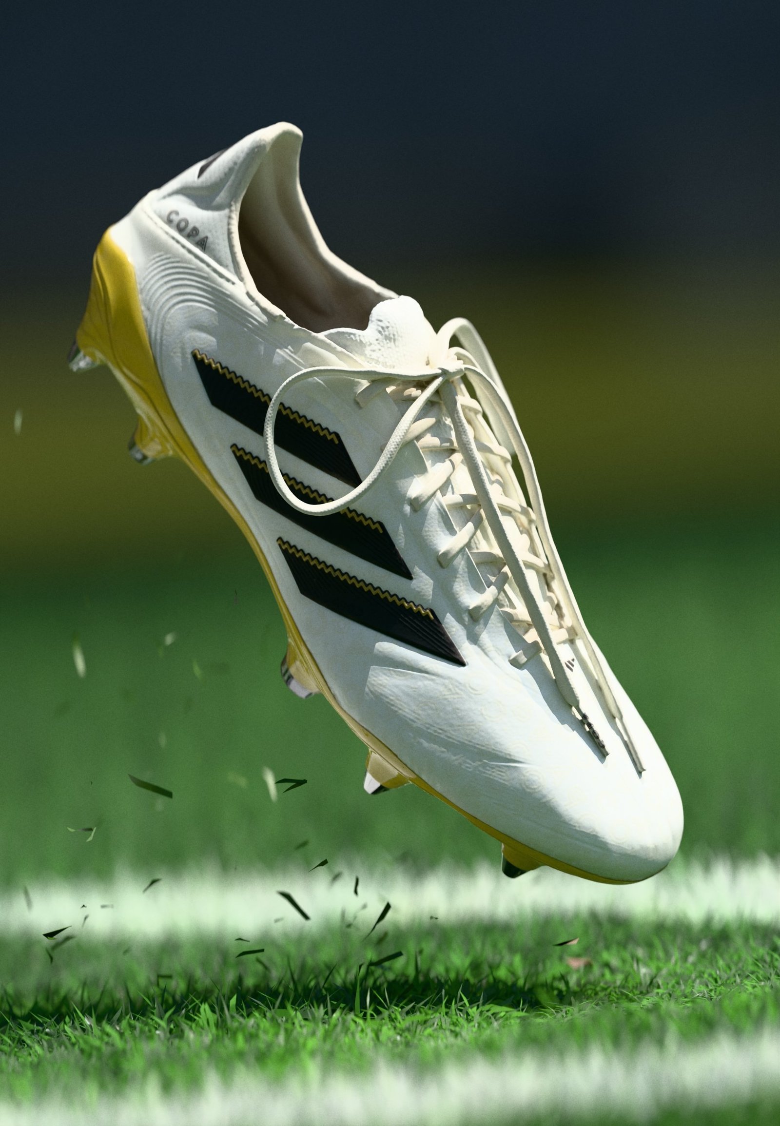 COPA PURE III ELITE SG - Chaussures de football pour terrain gras - metallic/core black/gold metallic
