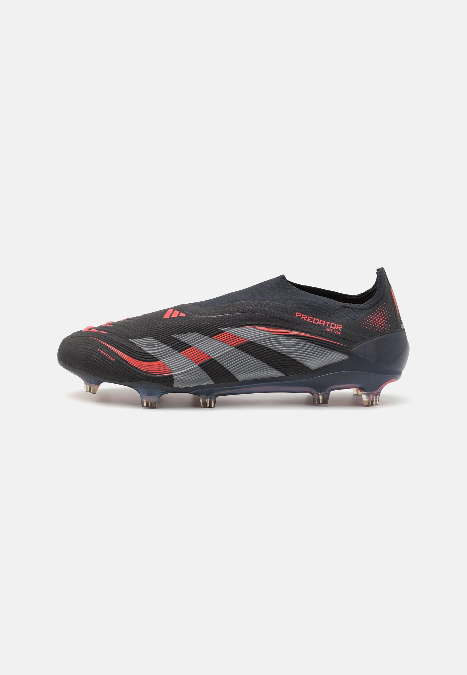PREDATOR ELITE FIRM GROUND - Chaussures de football pour terrain sec - core black/grey four/lucid red
