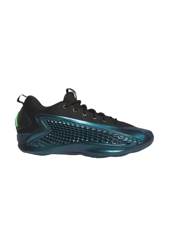 ANTHONY EDWARDS 1 LOW - Chaussures de basket - arctic night core noir screaming vert - arctic night core noir screaming vert