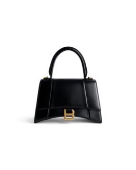 Balenciaga Sac À Main Hourglass Petit en Noir – Réf. BPC-85032