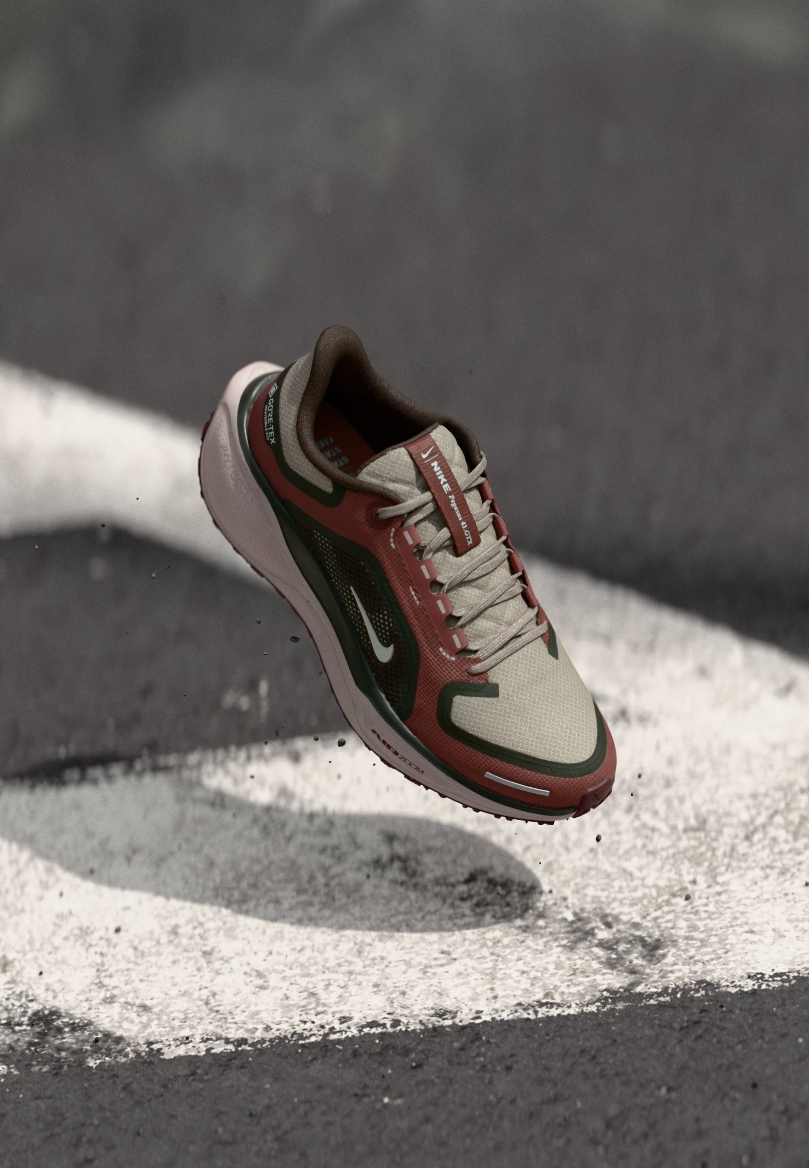 PEGASUS 41 GORE-TEX - Chaussures de running sur route - malt/barely green/sequoia/red sepia/burgundy crush/platinum violet