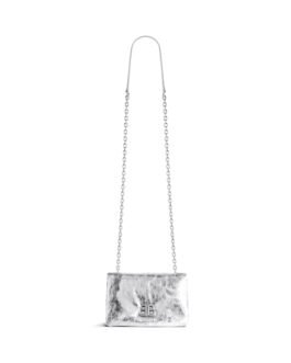 Balenciaga Sac Monaco Nano en Argent