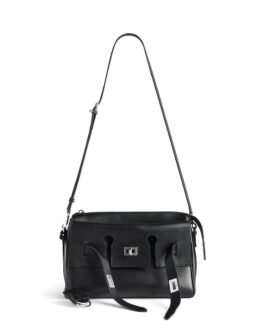 Balenciaga Sac Messenger Bel Air Zippé Petit pour Homme en Noir