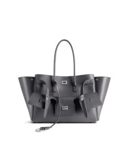 Balenciaga Sac Carry All Bel Air Moyen en Gris