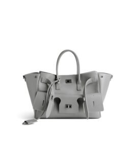 Balenciaga Sac Carry All Bel Air Petit en Gris Nuage