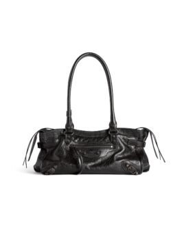 Balenciaga Sac Le City East-west en Noir