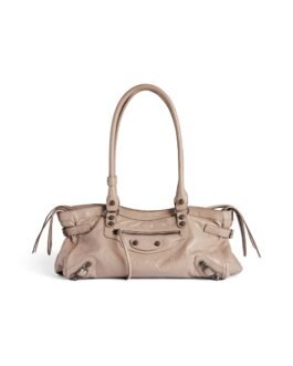 Balenciaga Sac Le City East-west en Sésame