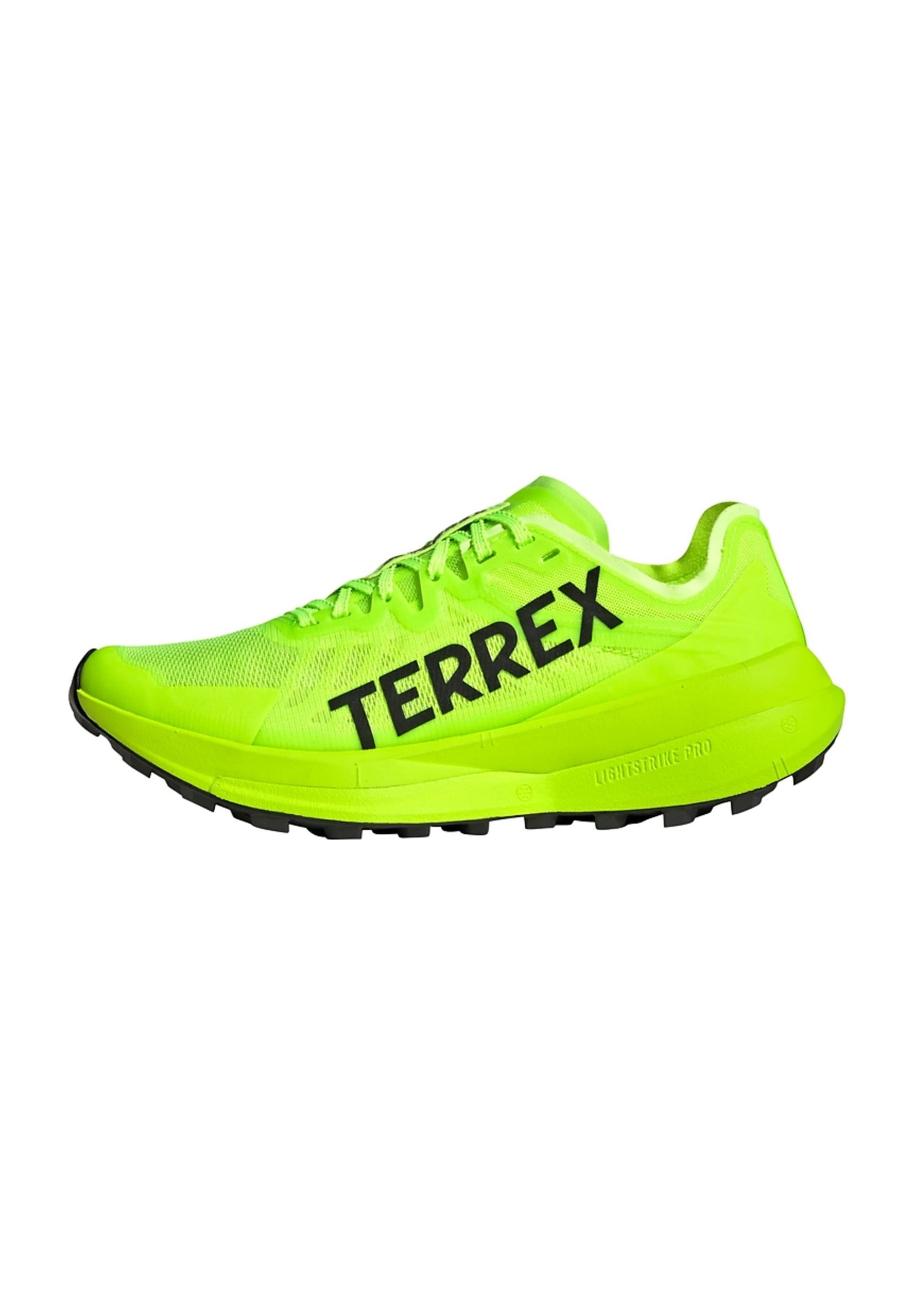 AGRAVIC SPEED TRAIL - Chaussures de running - lucid lemon/core black/dash grey