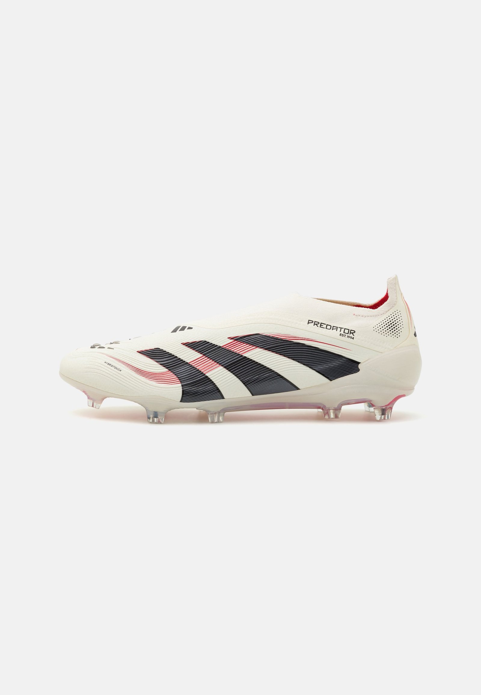 PREDATOR ELITE FIRM GROUND - Chaussures de football pour terrain sec - off white/core black/pure ruby