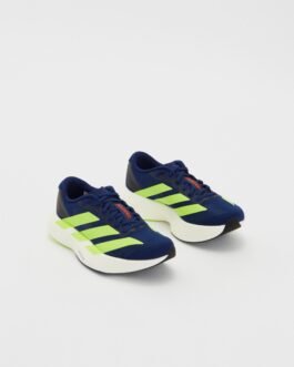 ADIZERO EVO SL W - Chaussures de running sur route - dark blue/solar slime/lucid red