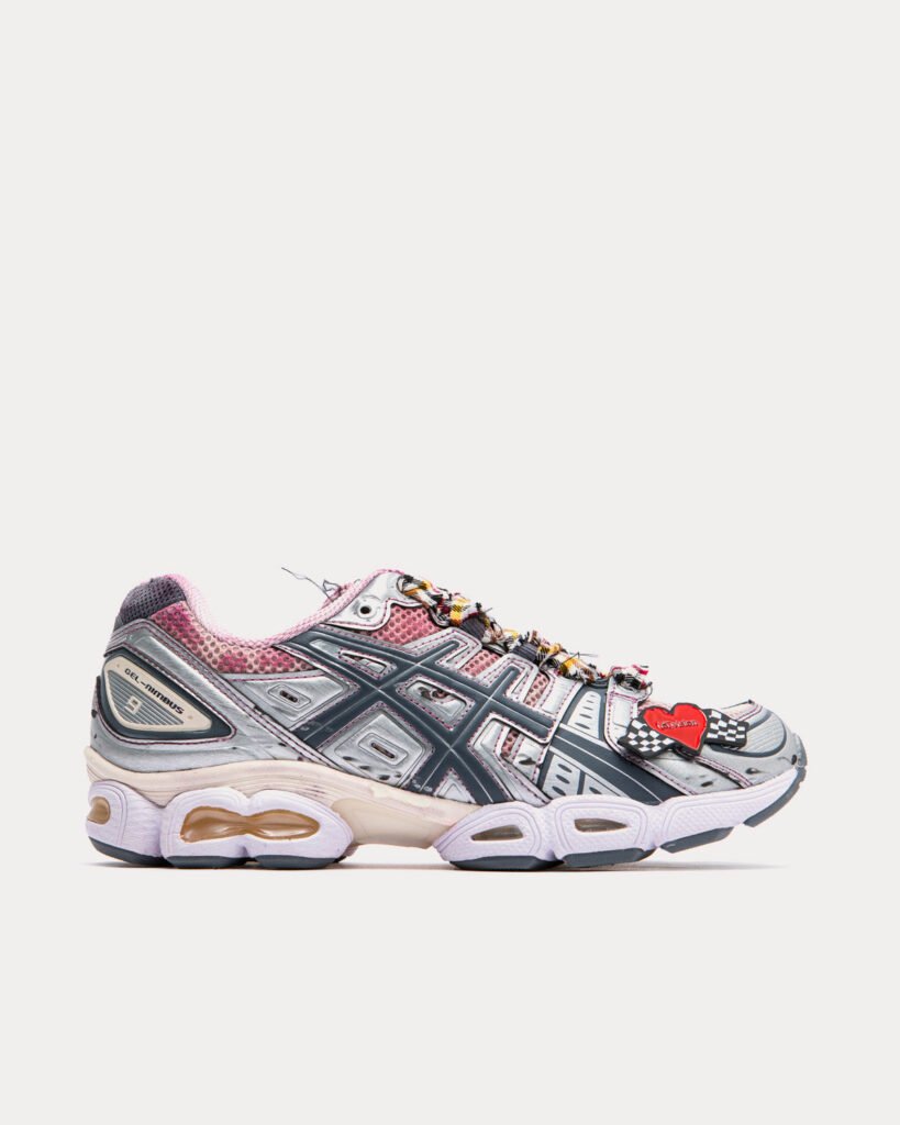AsicsGEL-Nimbus 9 noir / Yellow / Wine / Silver Sneakers basses