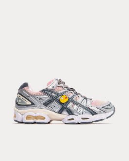 AsicsGEL-Nimbus 9 Grey / Winestained / Silver Low Top Sneakers