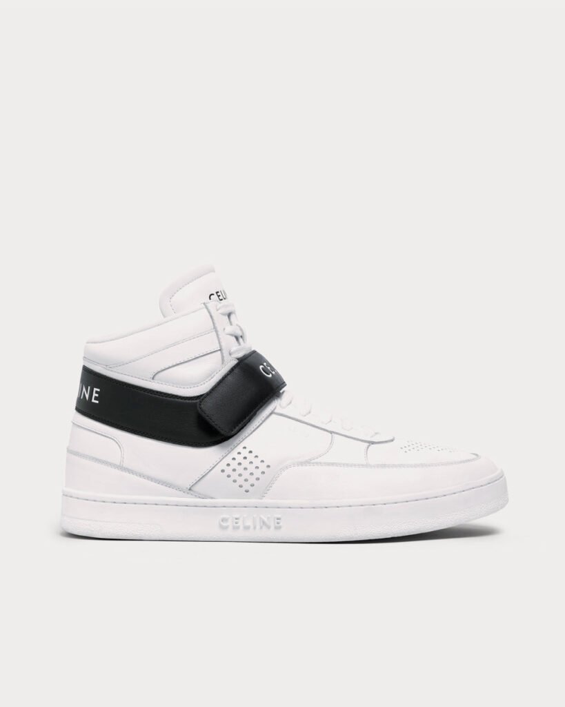Baskets montantes Céline CT-03 en cuir de veau avec scratch