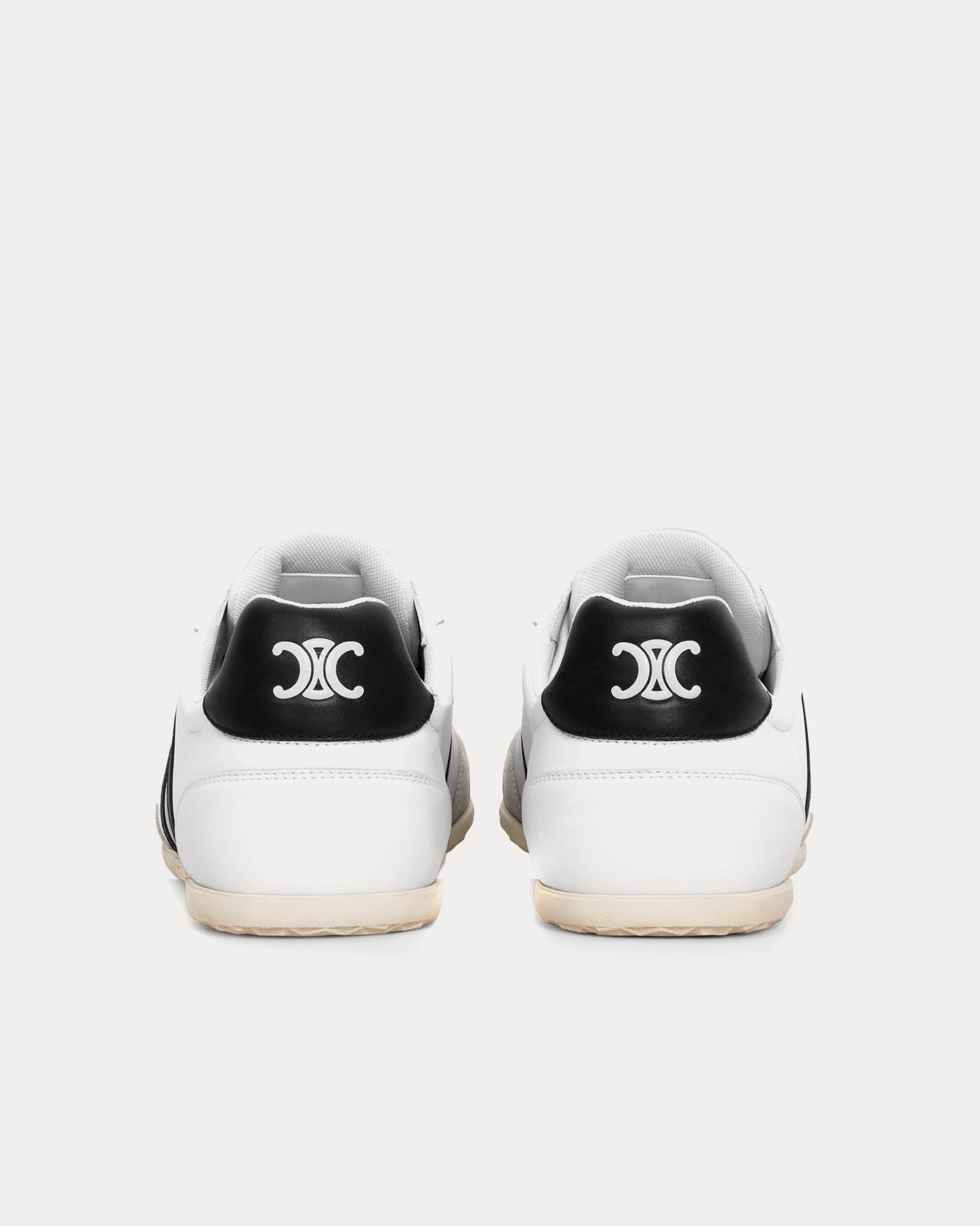 Baskets basses Celine Jogger avec signature Triomphe blanc optique / gris / noir – Image 3
