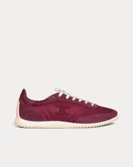 Baskets basses Celine Racer bordeaux