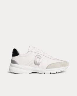 Baskets basses Céline CR-02 Runner Optic Blanc / Noir / Gris / Argent