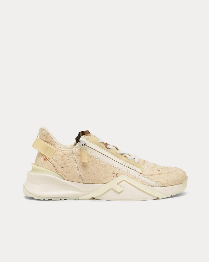 Baskets basses Fendi Flow en papier Washi naturel Fendi x Kengo Kuma