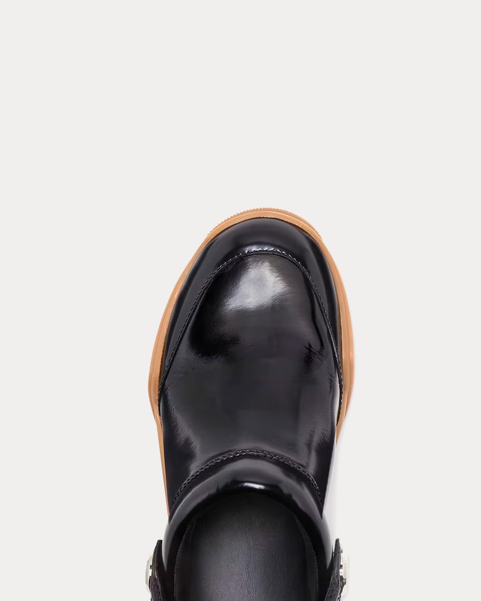 Sabots noirs en cuir Fendi Lab – Image 4