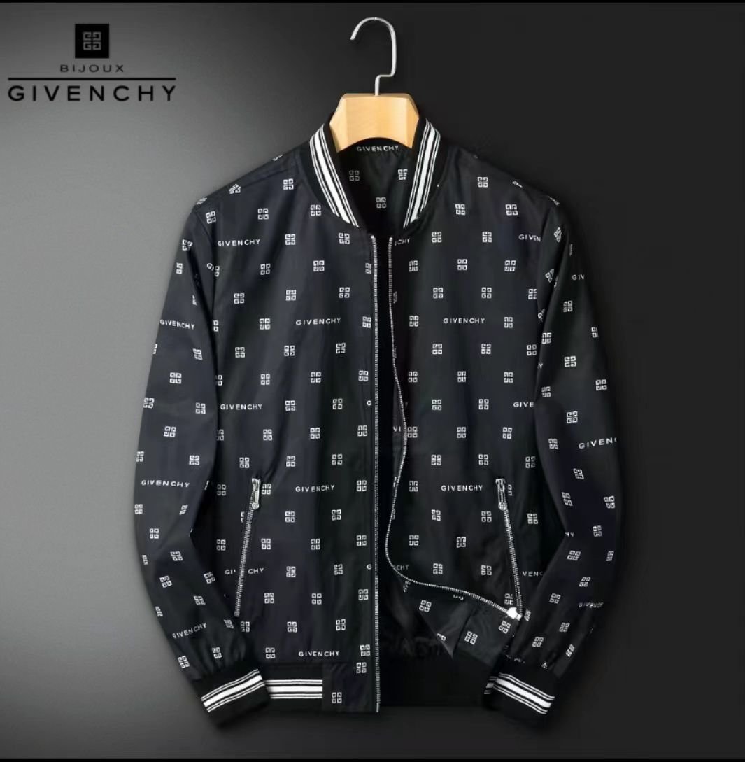 BLOUSON BOMBER IMPRIMÉ LOGO NOIR GIVENCHY