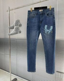 HERMES || Denim extensible de style classique