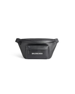 Balenciaga Sac Ceinture Everyday pour Homme en Noir