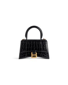 Balenciaga Sac À Main Hourglass Xs en Noir – Réf. BPC-84981