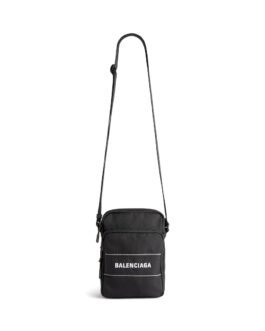 Balenciaga Sac Messenger Sport Petit pour Homme en Noir