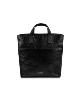 Balenciaga Sac Cabas À Bandoulière Explorer pour Homme en Noir