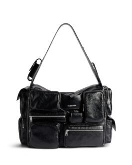 Balenciaga Sac Sling Superbusy Grand en Noir