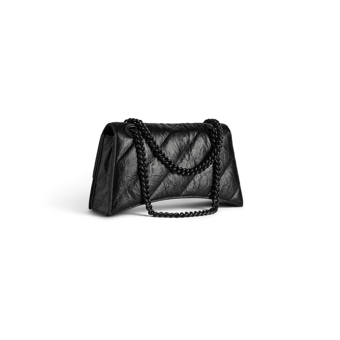 Balenciaga Sac Avec Chaîne Crush Petit pour Femme en Noir