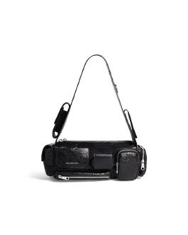 Balenciaga Sac Sling Superbusy Xs en Noir
