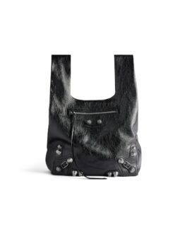 Balenciaga Sac Shopper Le Cagole pour Homme en Noir