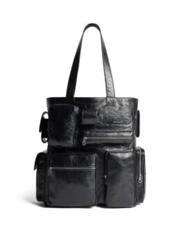 Balenciaga Sac Cabas Superbusy pour Homme en Noir