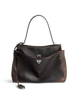Balenciaga Sac À Main Rodeo Grand pour Homme en Marron