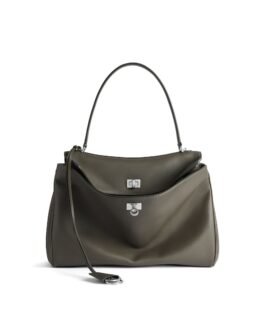 Balenciaga Sac À Main Rodeo Moyen en Kaki – Réf. BPC-85179