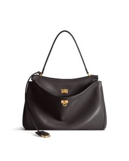 Balenciaga Sac À Main Rodeo Moyen en Espresso
