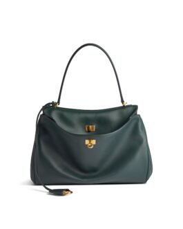 Balenciaga Sac À Main Rodeo Moyen en Vert Sapin