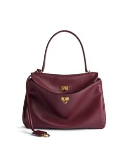 Balenciaga Sac À Main Rodeo Moyen en Bordeaux