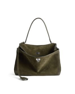 Balenciaga Sac À Main Rodeo Moyen en Kaki – Réf. BPC-85136