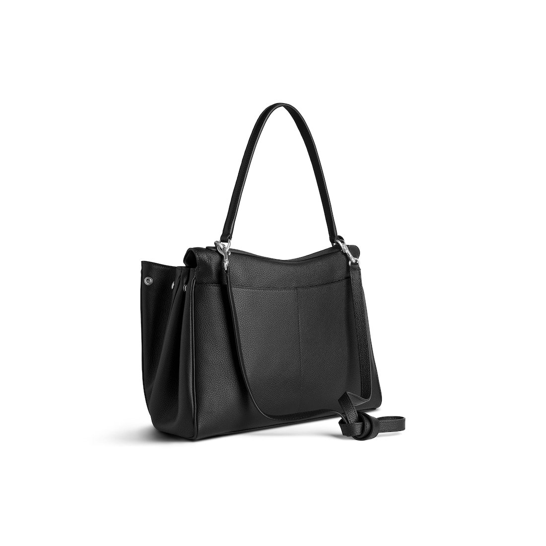 Balenciaga Sac À Main Rodeo Moyen Cuir De Veau Grainé pour Femme en Noir