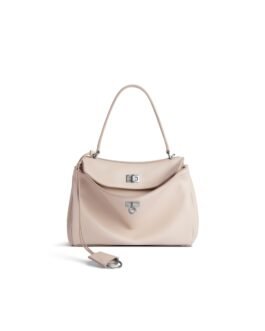 Balenciaga Sac À Main Rodeo Petit en Amande