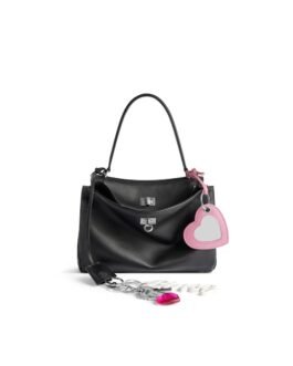 Balenciaga Sac À Main Rodeo Petit Avec Un Charm pour Femme en Noir