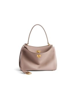 Balenciaga Sac À Main Rodeo Petit Cuir De Veau Grainé pour Femme en Sésame