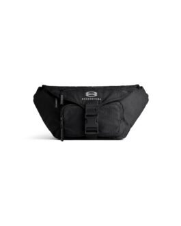 Balenciaga Sac Ceinture Unity Grand pour Homme en Noir