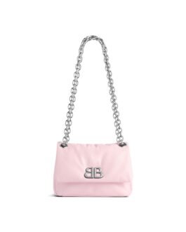 Balenciaga Sac Monaco Mini en Rose Pétale