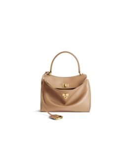 Balenciaga Sac À Main Rodeo Mini pour Femme en Latte